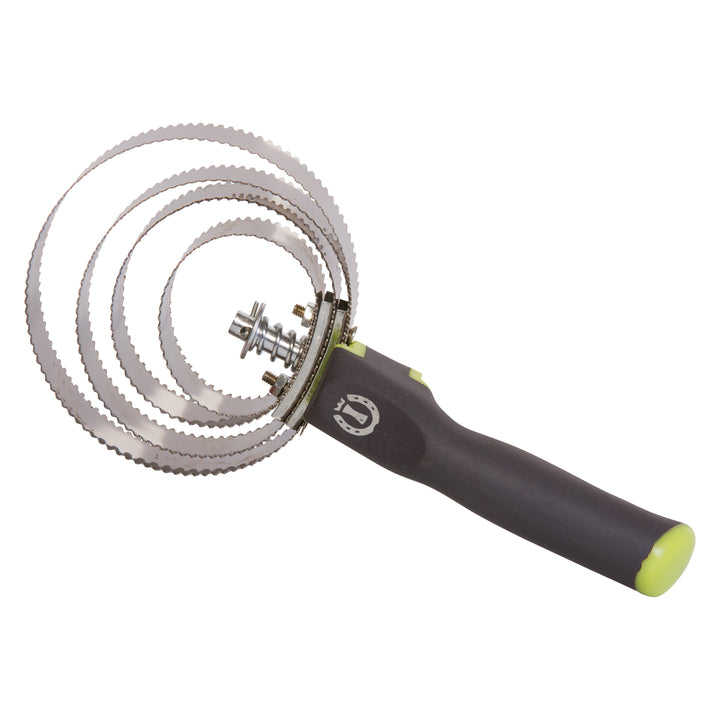 Imperial Riding Curry Comb Metal - Lime/Grey