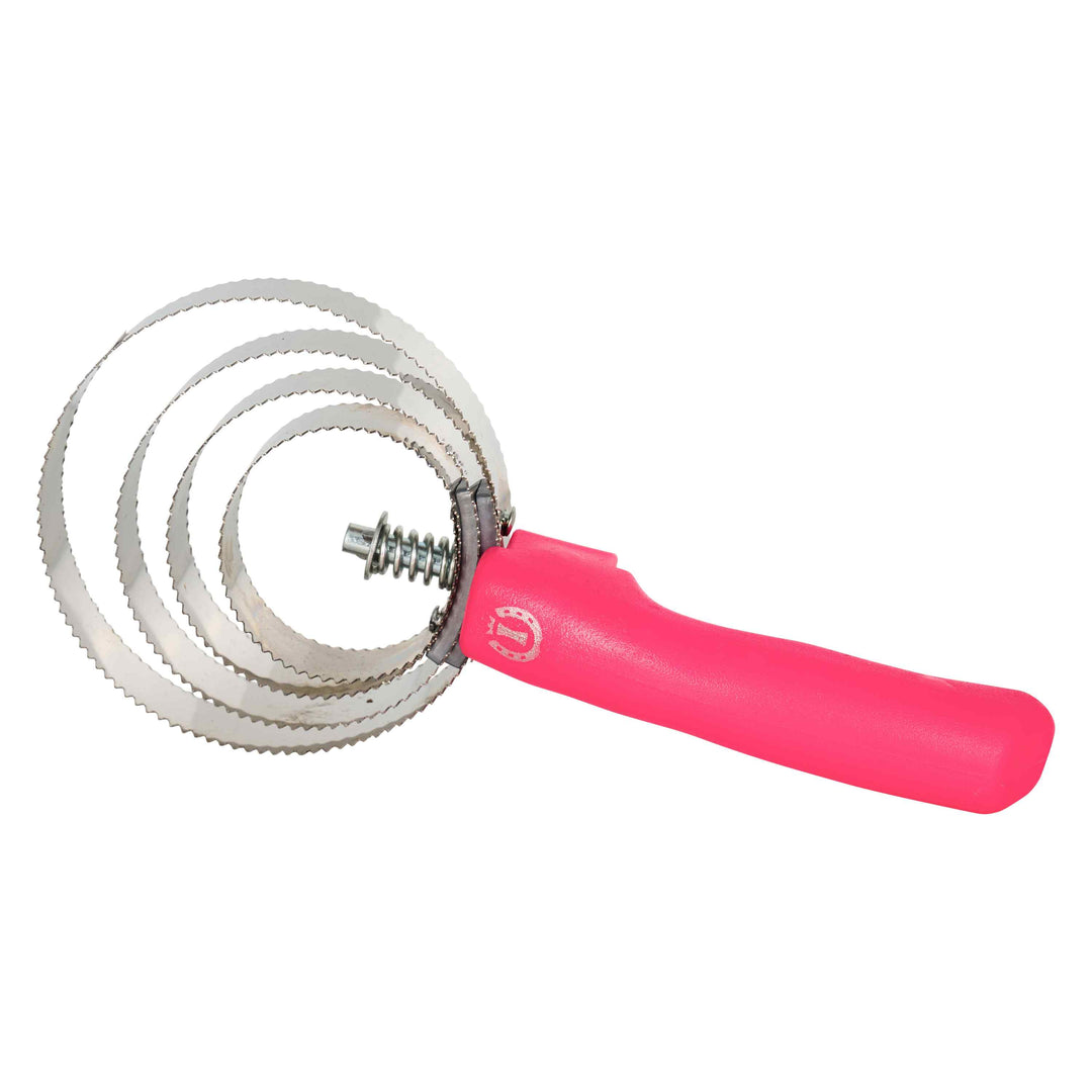 Imperial Riding Curry Comb Metal - Neon Pink