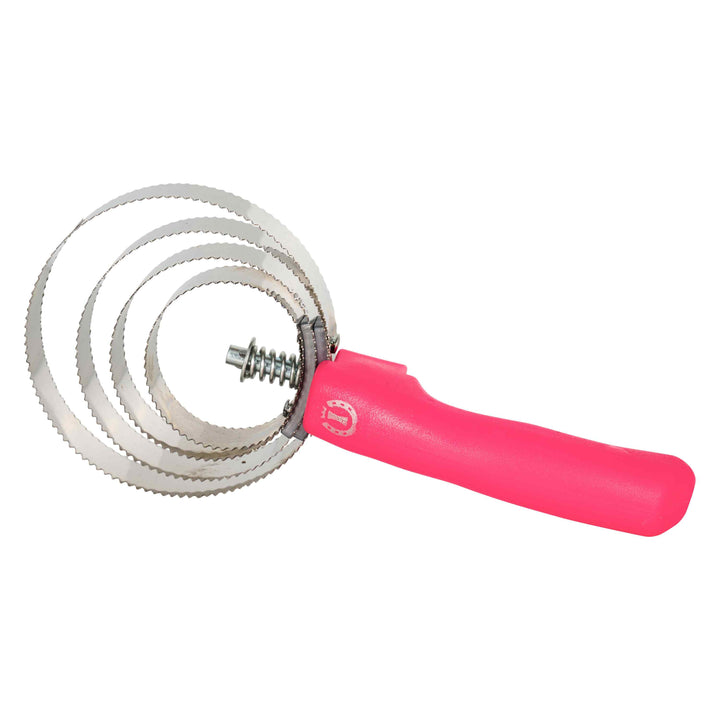 Imperial Riding Curry Comb Metal - Neon Pink