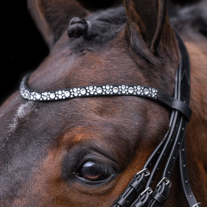Imperial Riding Bridle Olympia - Black/Silver
