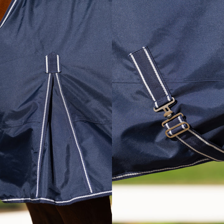 Imperial Riding Outdoor Blanket Basic Without Neck Fleece - Navy