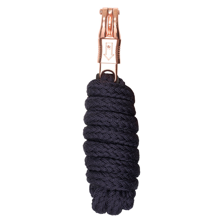 Imperial Riding Lead Rope Classic Ph - Navy/Rose Gold