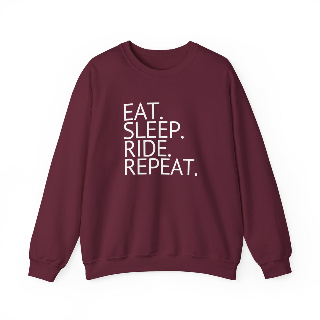 Eat. Sleep. Ride. Repeat. Sweatshirt - Sweatshirt - Kingdom Equestrian