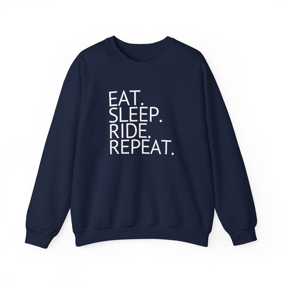 Eat. Sleep. Ride. Repeat. Sweatshirt - Sweatshirt - Kingdom Equestrian