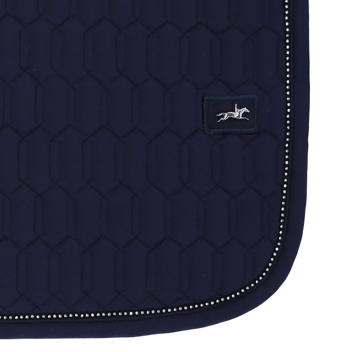 Schockemohle Energy Dressage Saddle Pad - Dark Navy Crystal