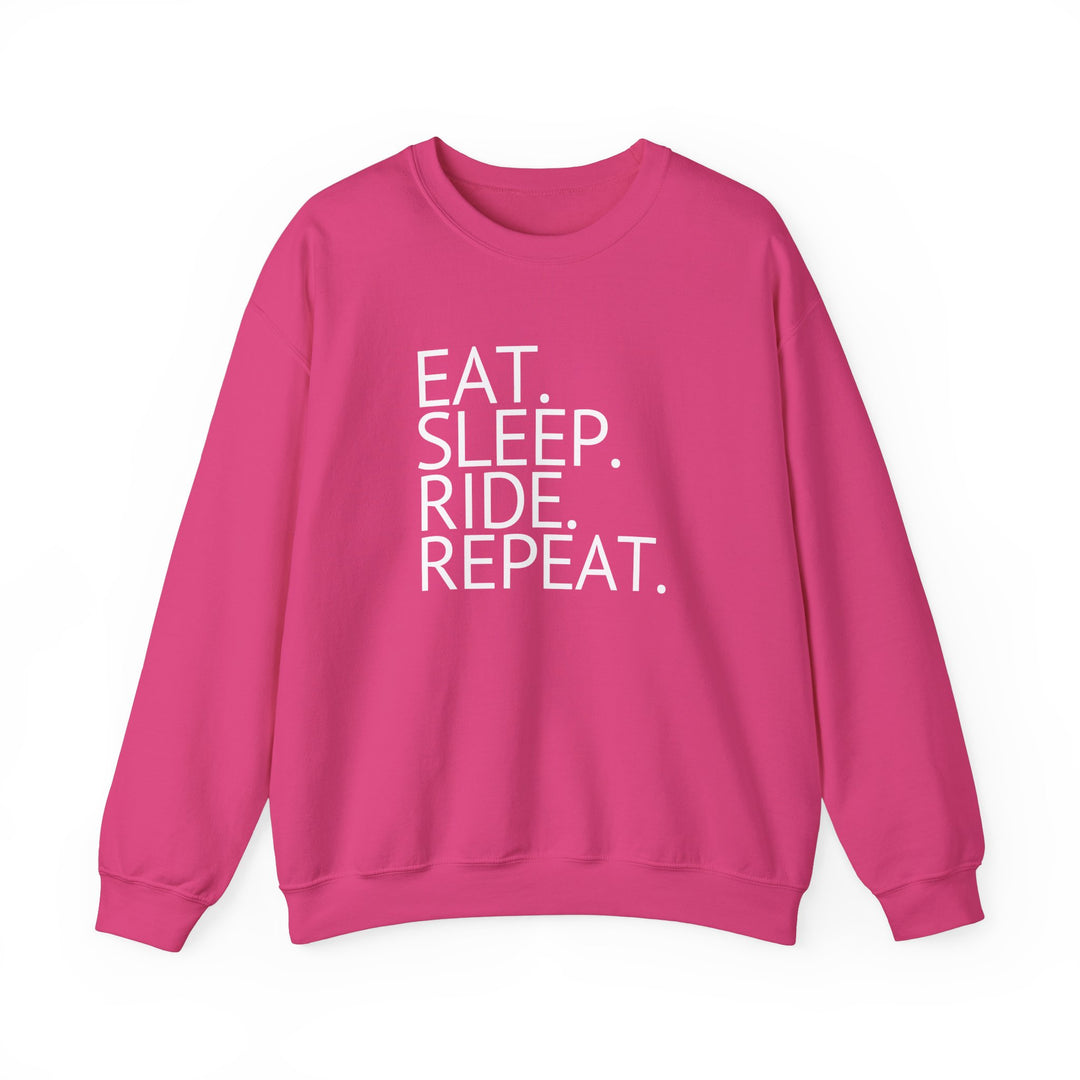 Eat. Sleep. Ride. Repeat. Sweatshirt - Sweatshirt - Kingdom Equestrian
