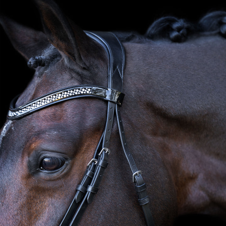 Imperial Riding Snaffle Bridle with English Noseband