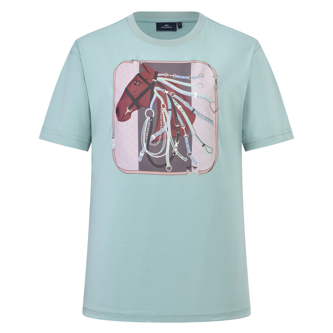 HV Polo T-shirt Hvpjutta - Aqua Sky