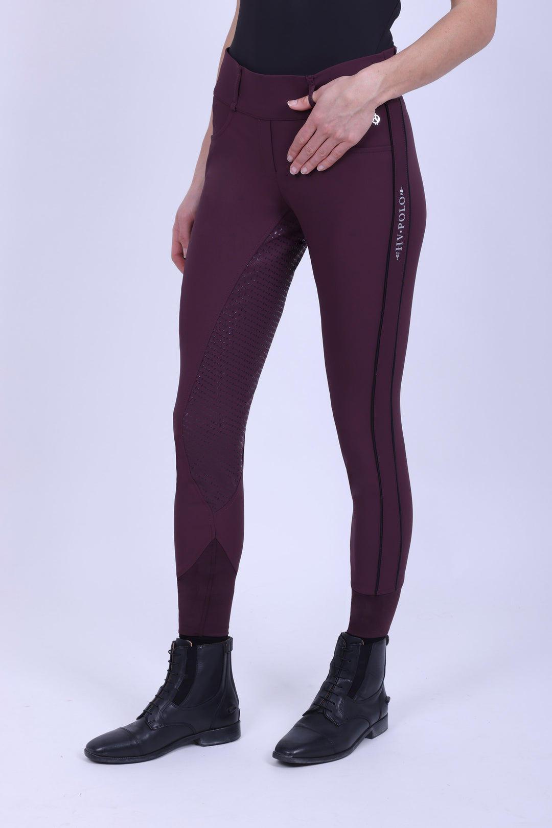 hv-polo-riding-tights-hvpisabell-fullgrip-dark-berry