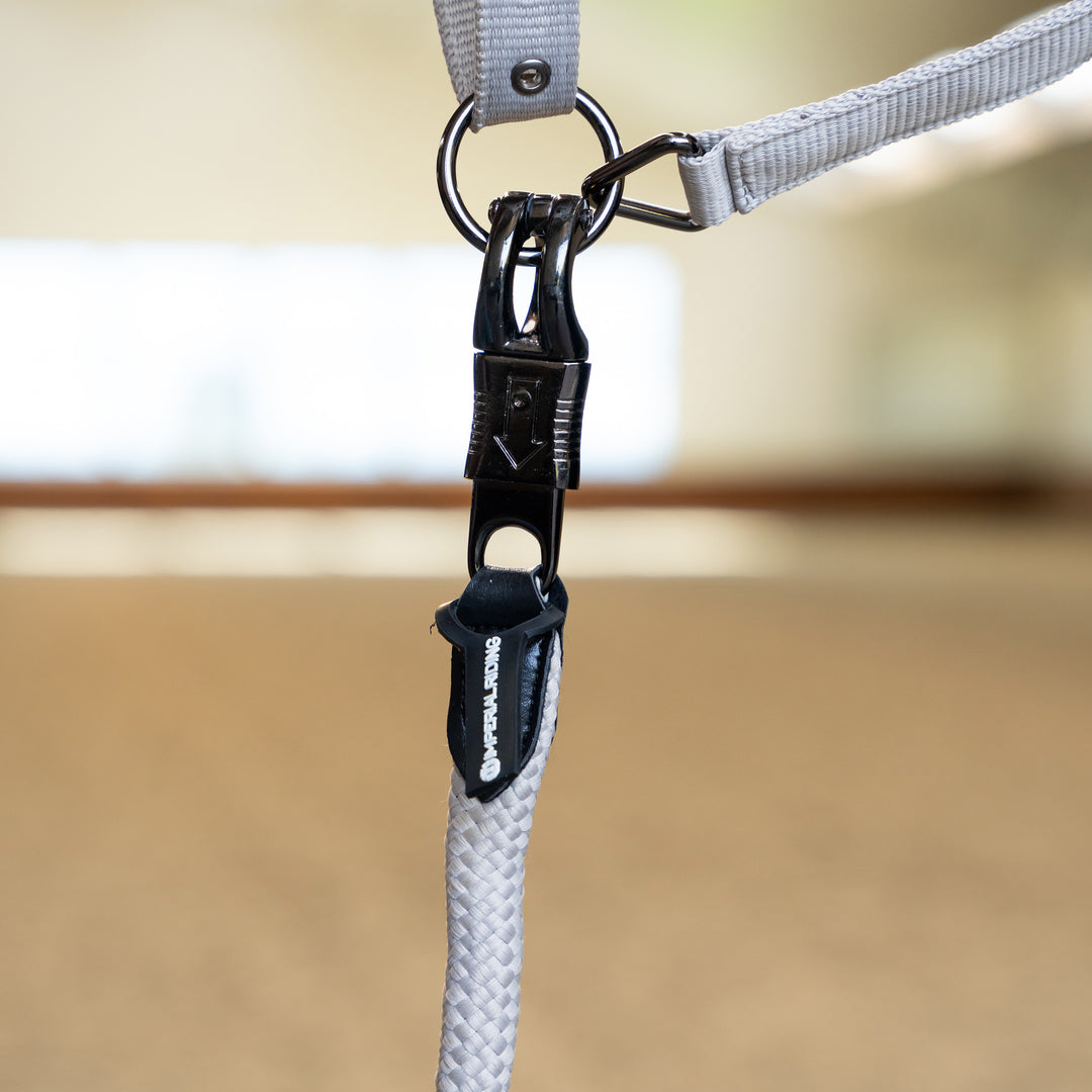 Imperial Riding Lead Rope Laura - Panic Hook - Grey Sand