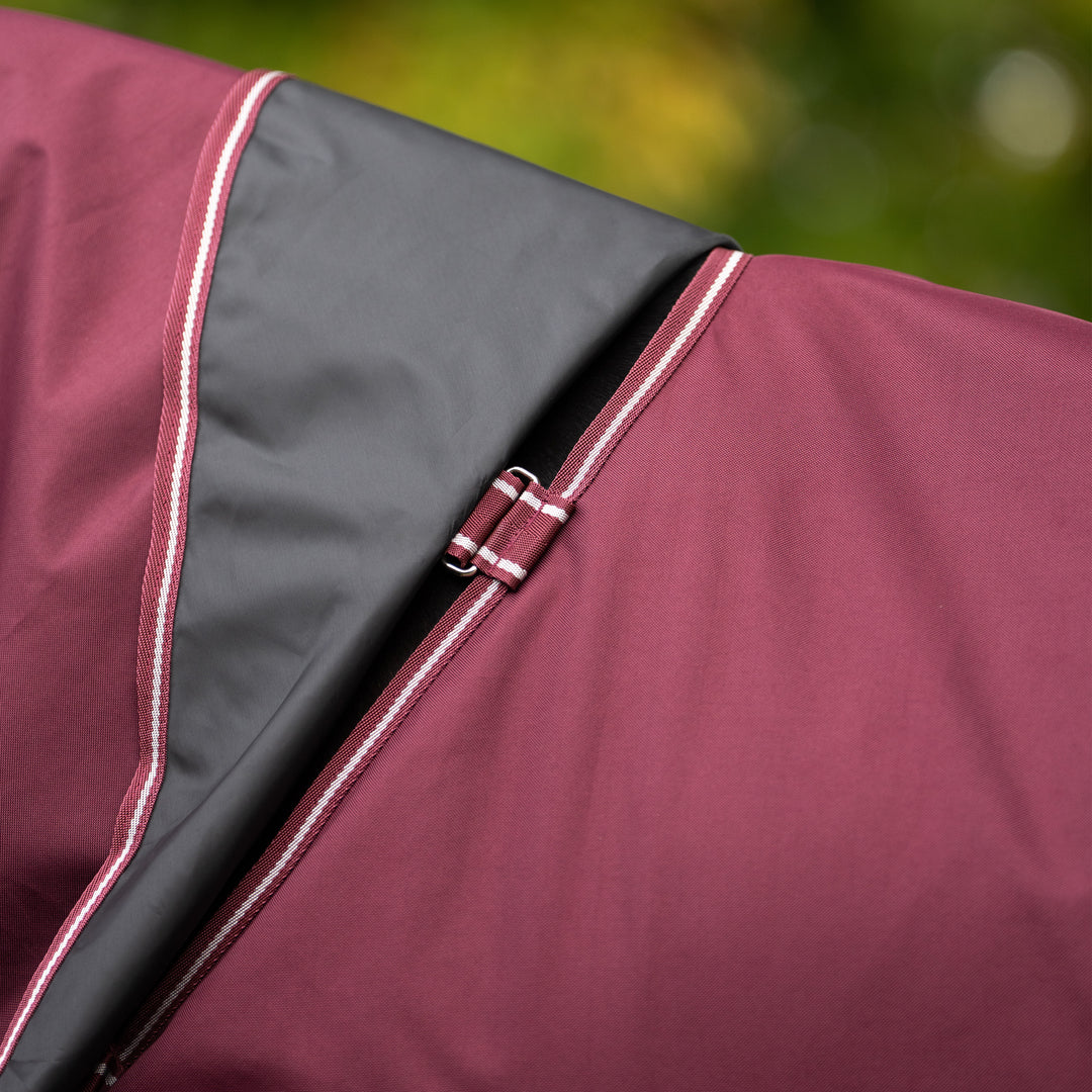 Imperial Riding Outdoor Blanket Basic with Detachable Neck Summer - Deep Red