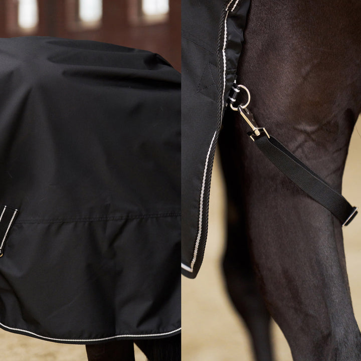 Imperial Riding Outdoor Blanket Basic Without Neck Fleece - Black