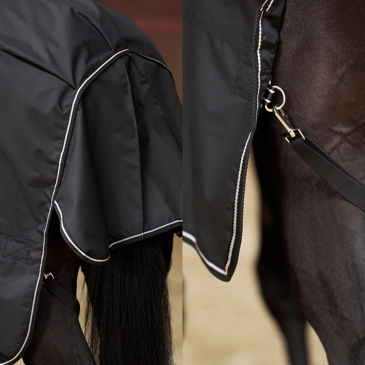 Imperial Riding Outdoor Blanket Basic with Detachable Neck Summer - Black