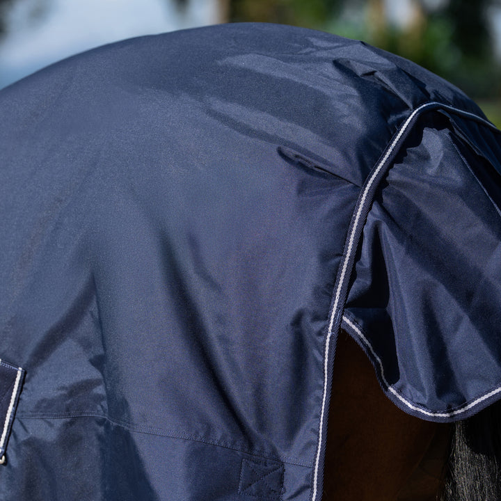 Imperial Riding Outdoor Blanket Basic with High Neck Fleece - Navy