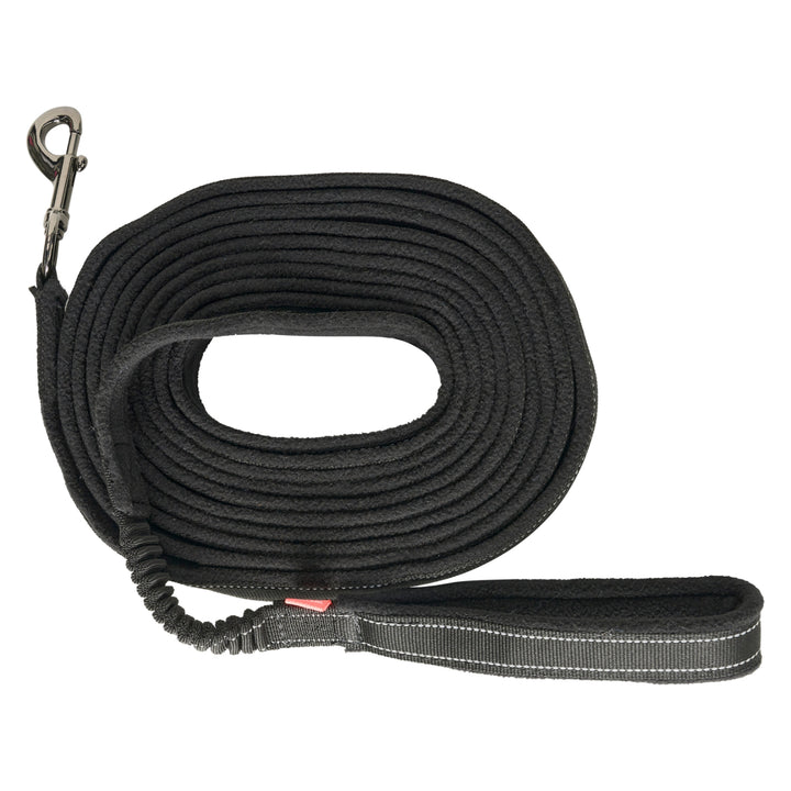 Imperial Riding Lunging Line Flexi-fleece - Black/Reflective