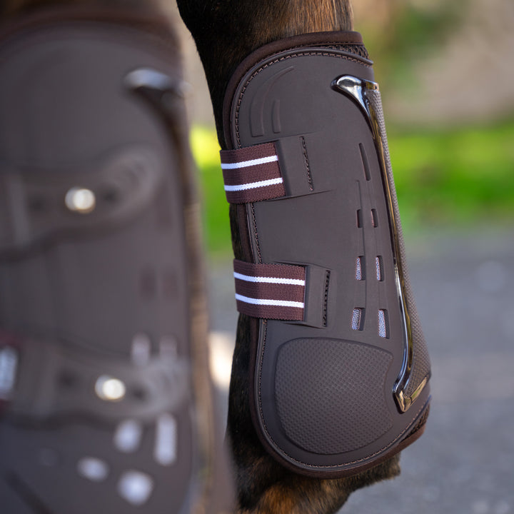 Imperial Riding Tendon Boots Pro Mesh - Chocolate