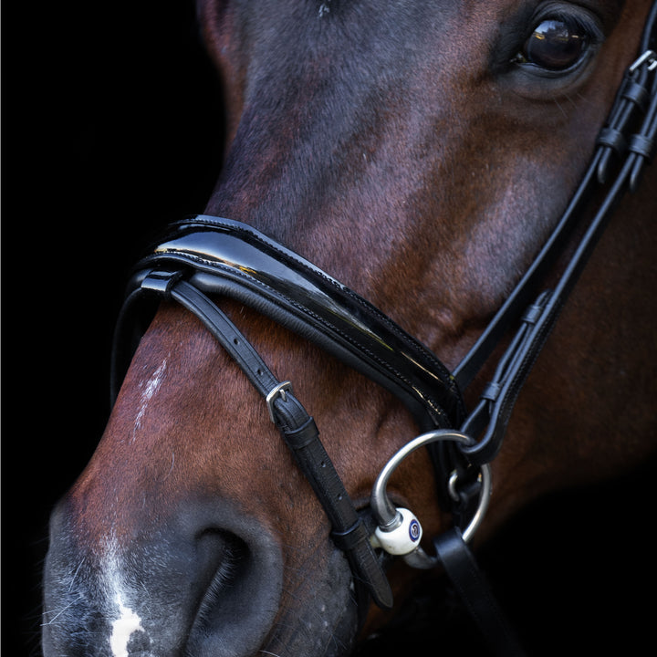 Imperial Riding Snaffle Bridle with English Noseband