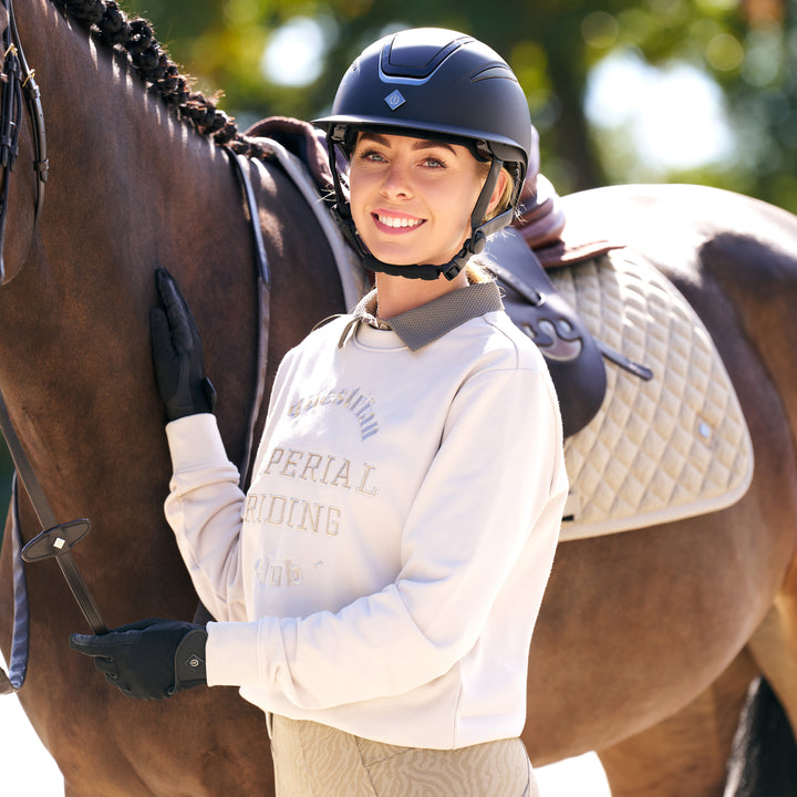 Imperial Riding Joyce Summer Sweater - Grey Sand