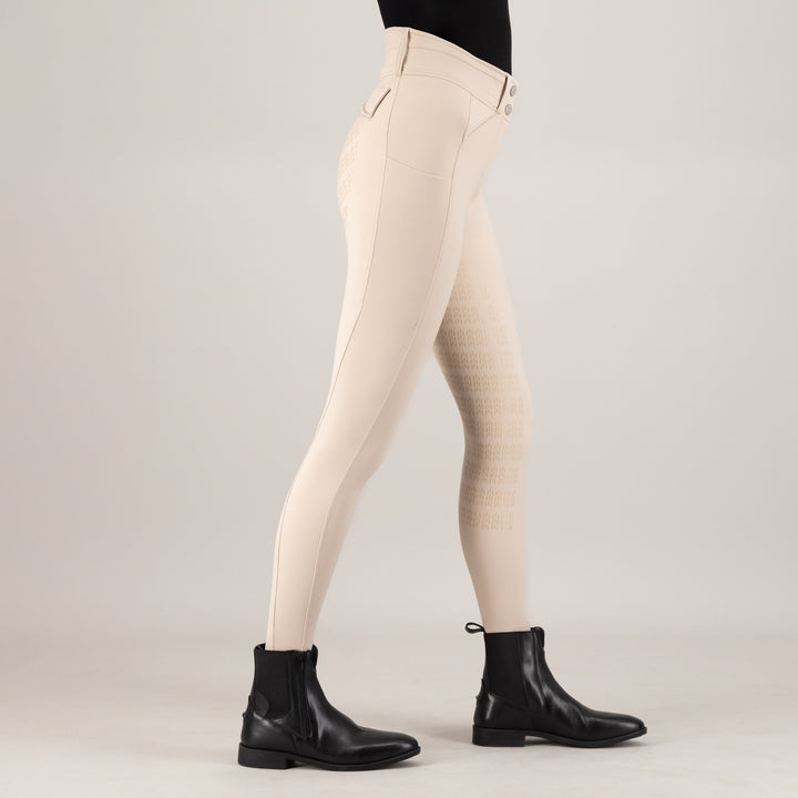 Imperial Riding Riding Breeches - Fairytale Full Grip Seat - Grey Sand