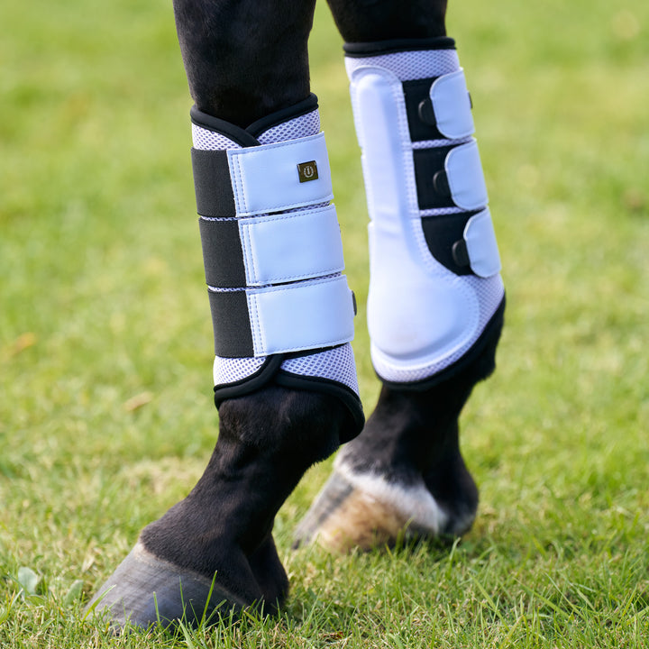 Imperial Riding Brushing Boots - Cloud Dancer - Wisteria