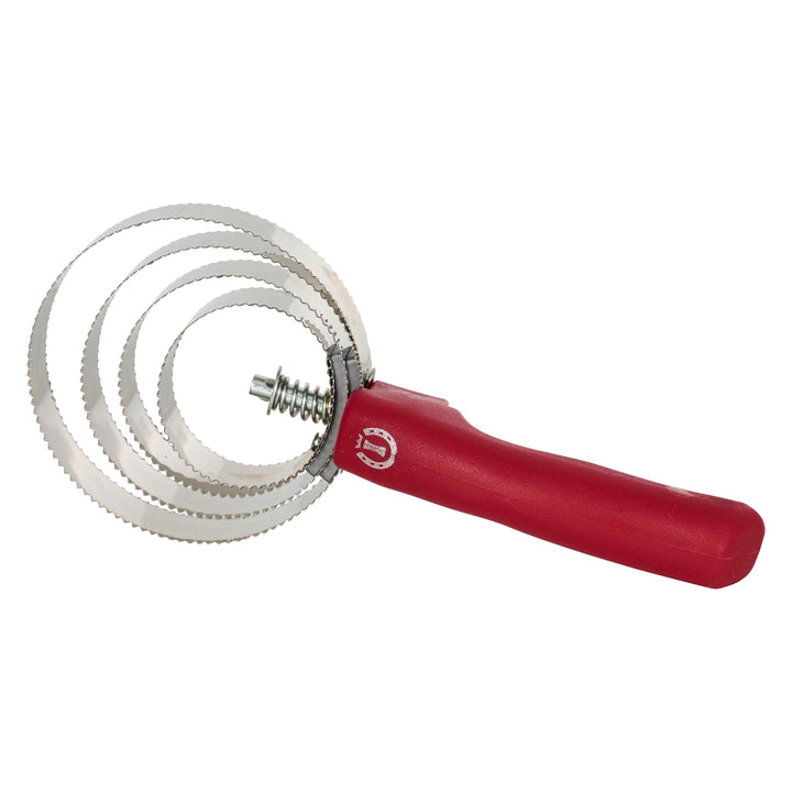 Imperial Riding Curry Comb Metal - Red