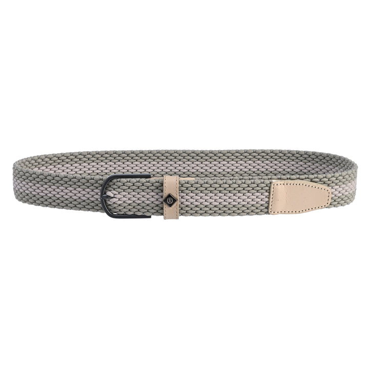 Imperial Riding Elastic Braided Belt - Grey Sand