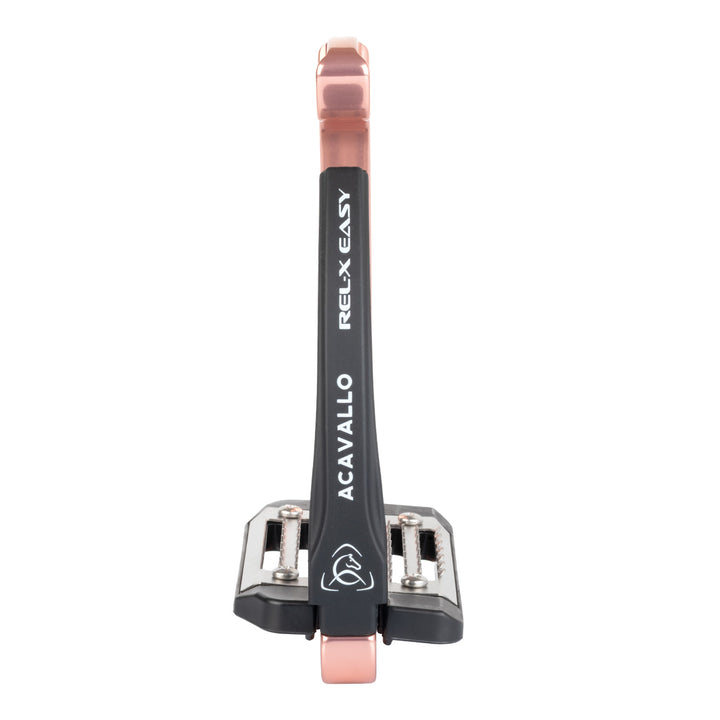 Acavallo Rel-X EASY Stirrups with Shaped Arm - Phantom Rose, view 3