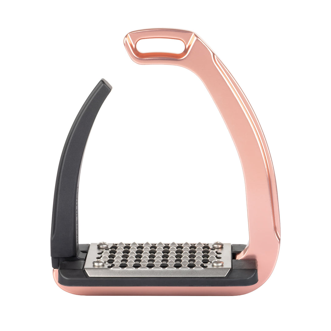 Acavallo Rel-X EASY Stirrups with Shaped Arm - Phantom Rose, view 7