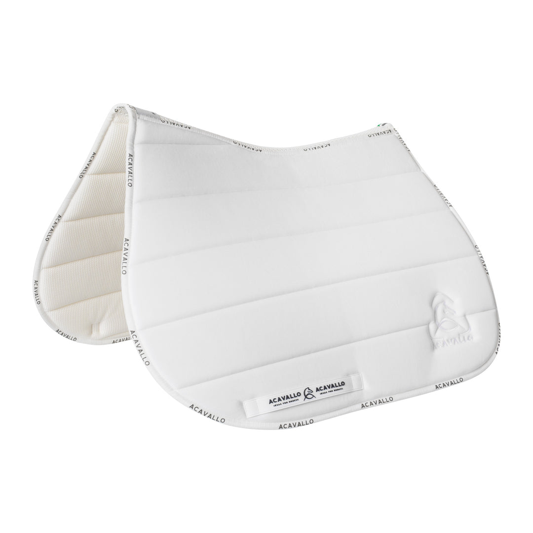 Acavallo Saddle Pad Jumping Classic Withers 3D Spacer Quilted Louvre &amp; Bamboo (Value Pack)