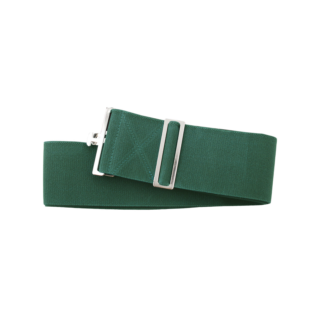 Umbria Equitazione Elastic Rug Surcingle - Green, front view