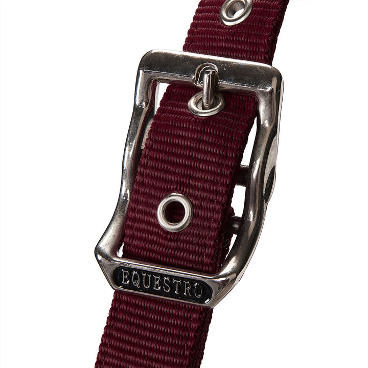 Equestro Headcollar with Double Adjustment and Lead Rope