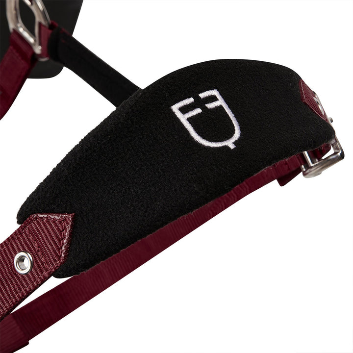 Equestro Headcollar with Double Adjustment and Lead Rope