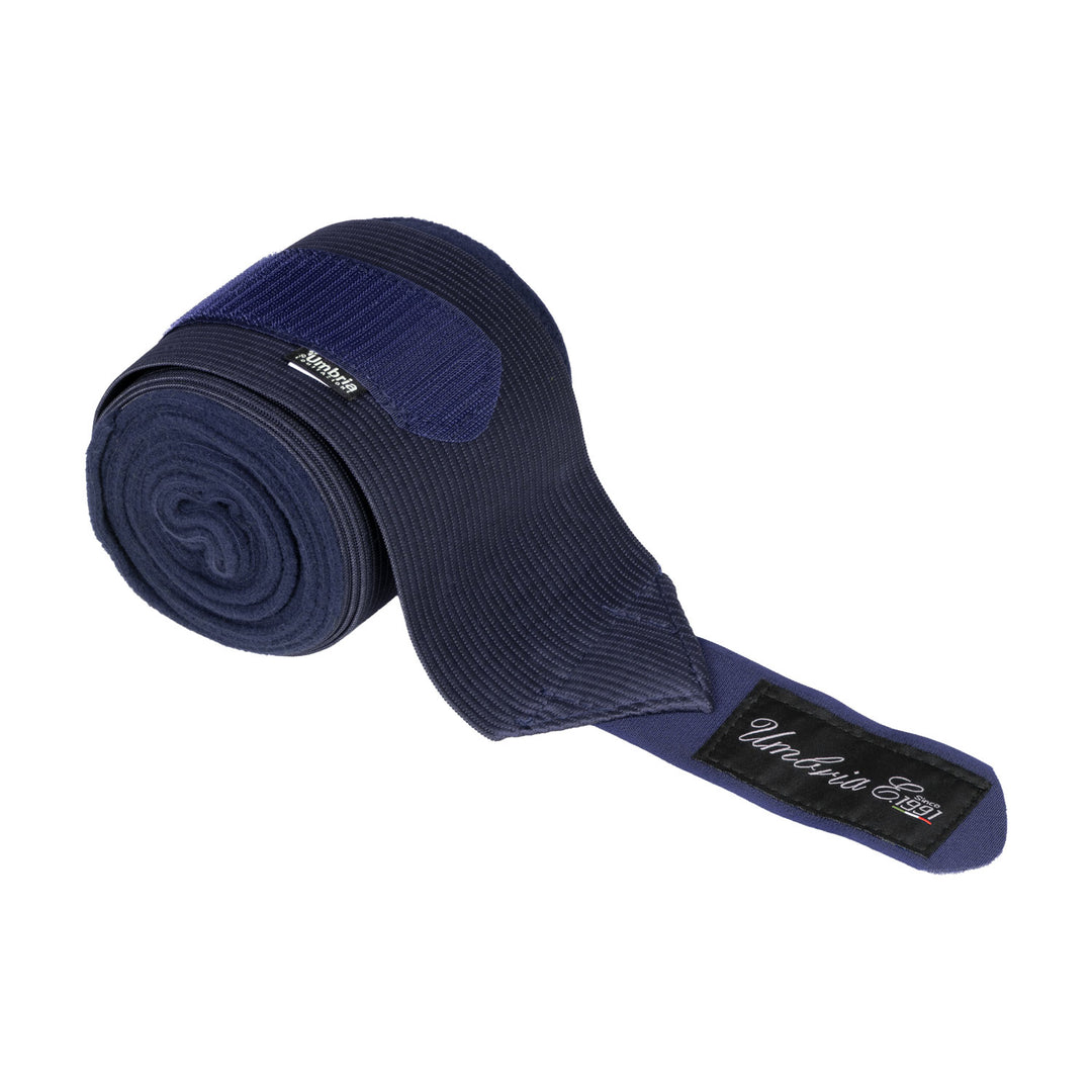 Umbria Equitazione Fleece and Elastic Bandages - Navy, view 3