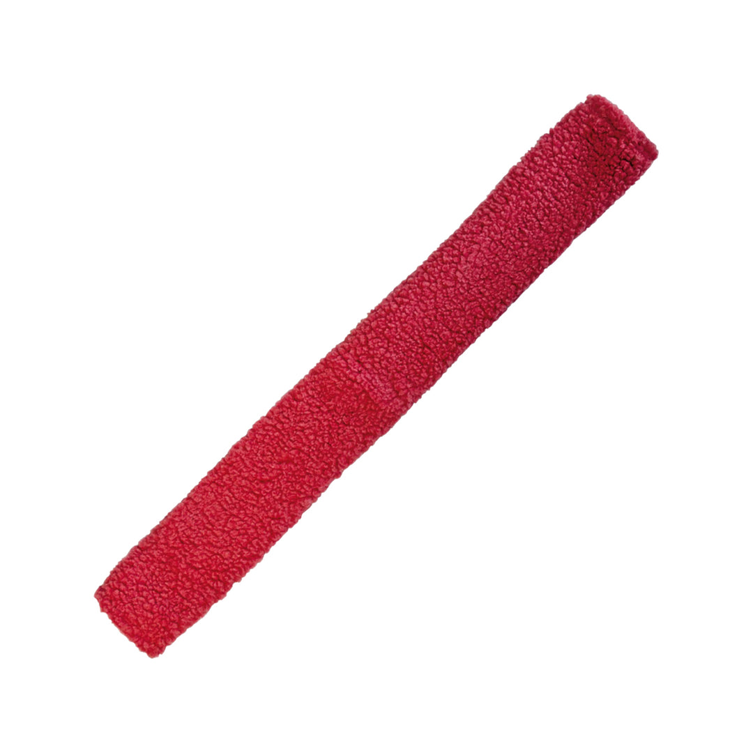 Burioni Synthetic Lambskin Girth Sleeve - Red, front view
