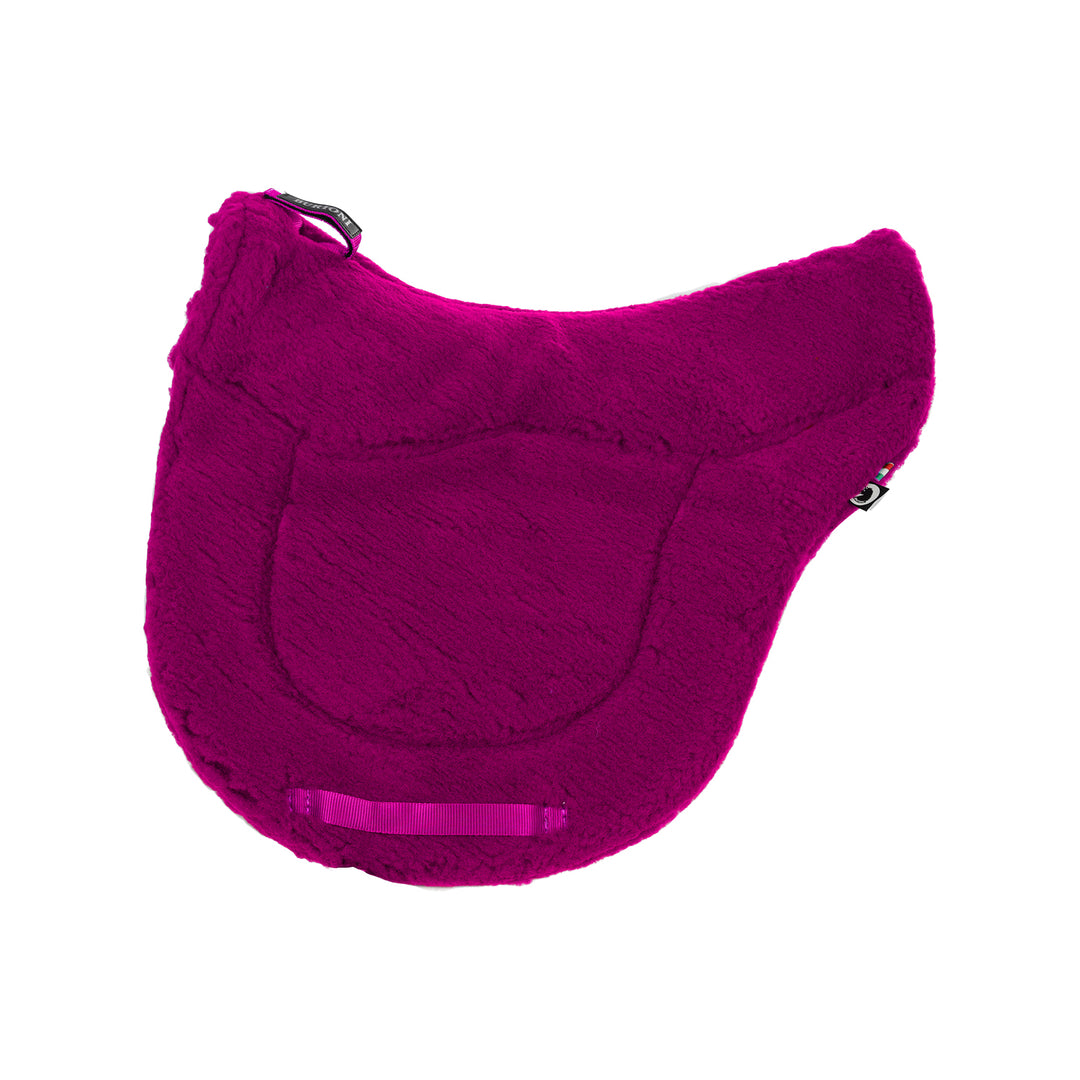 Burioni High-Density Technical Fleece Endurance Saddle Pad - Fuchsia, front view