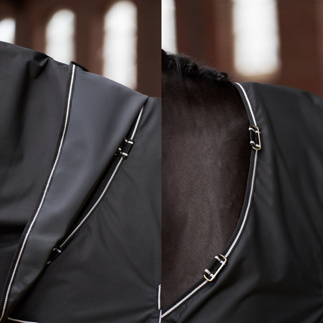 Imperial Riding Outdoor Blanket Basic with Detachable Neck 400 g - Black