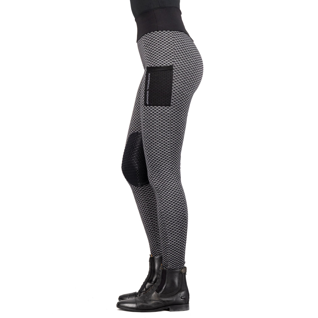 Imperial Riding Riding Tights Diamond Bubble KneeGrip