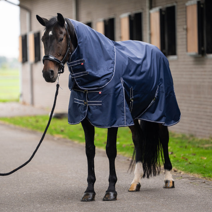 Imperial Riding Outdoor Blanket Basic with Detachable Neck Summer - Navy