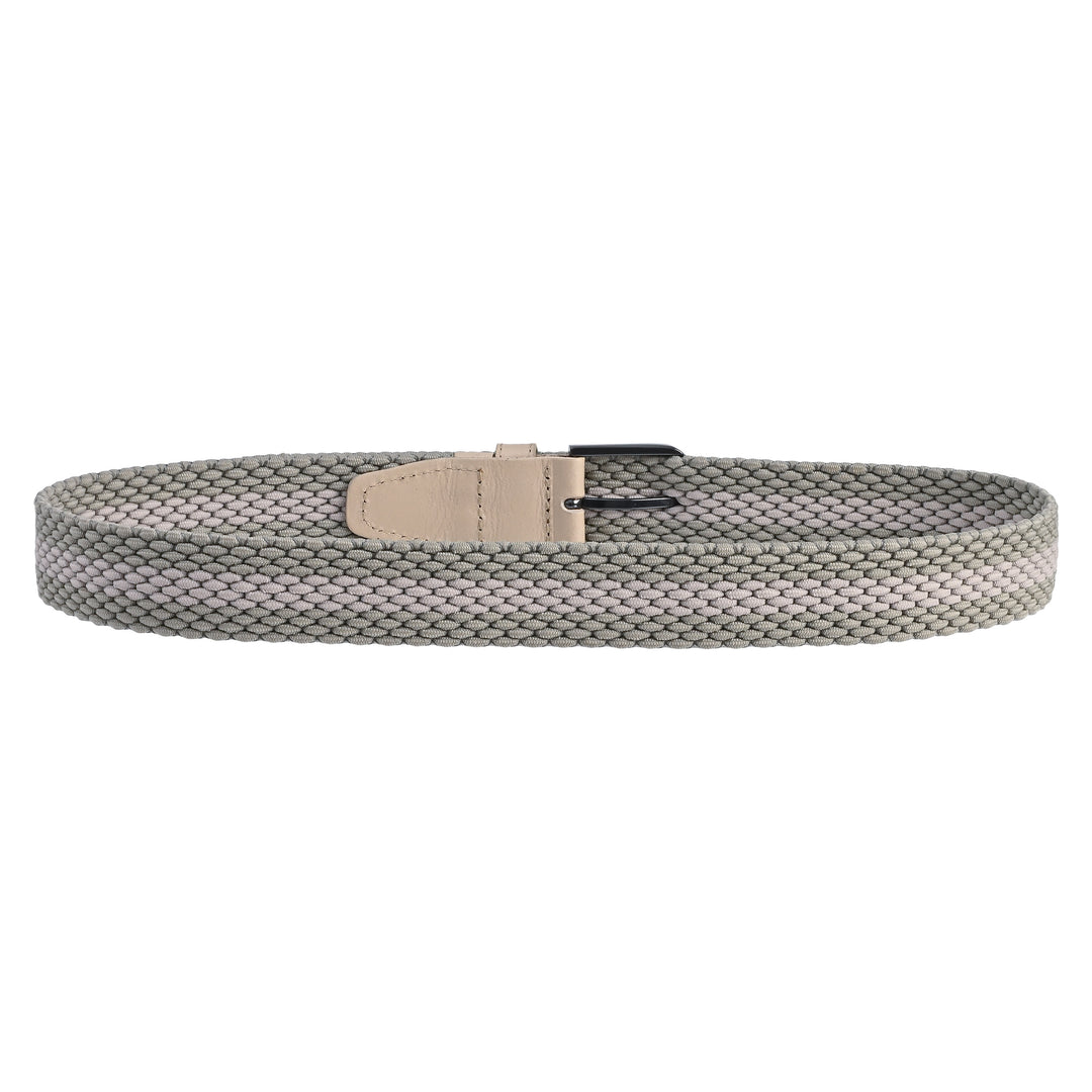 Imperial Riding Elastic Braided Belt - Grey Sand