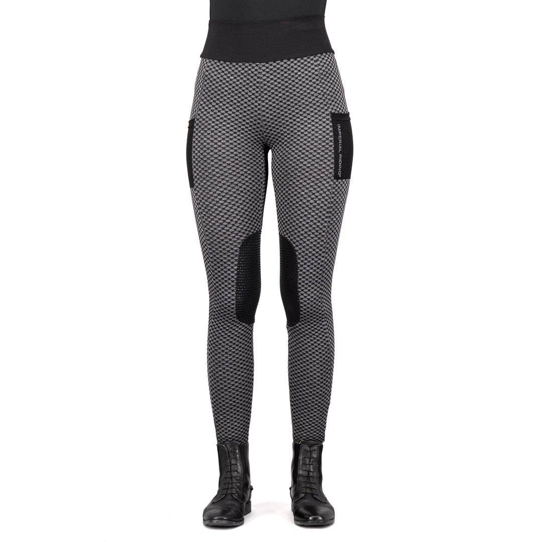 Imperial Riding Riding Tights Diamond Bubble KneeGrip