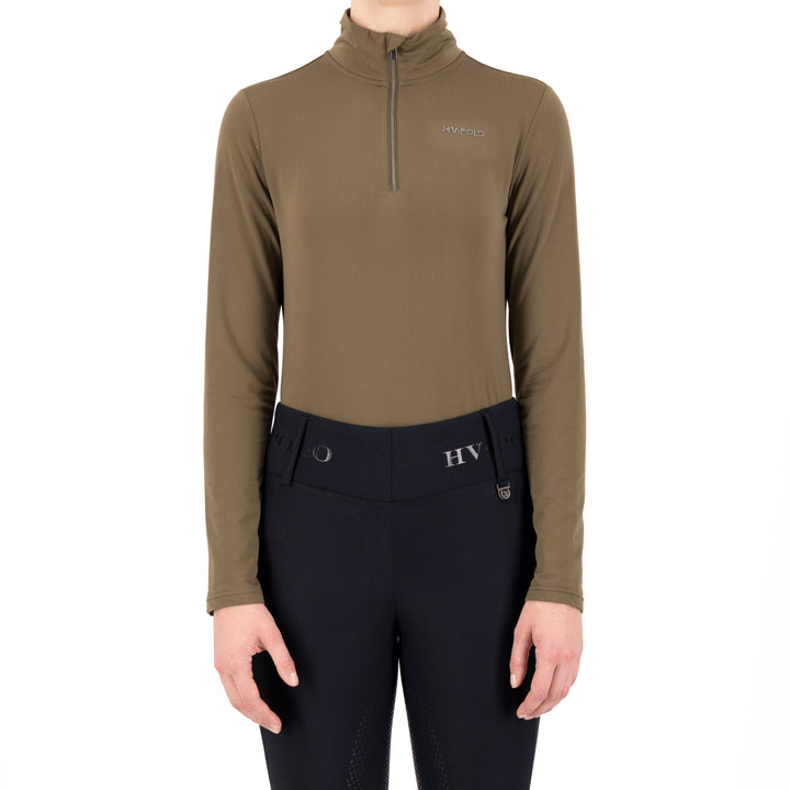 hv-polo-top-hvplumi-dark-oil-green