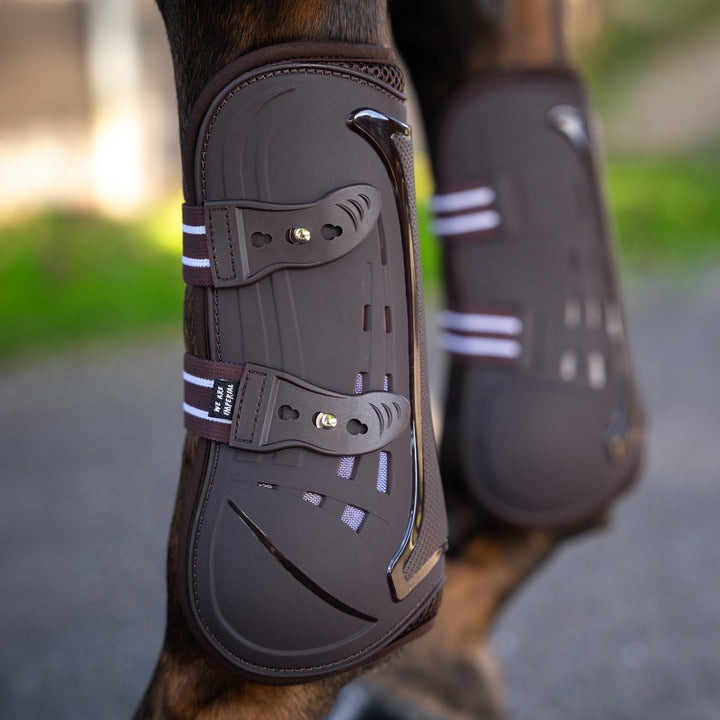 Imperial Riding Tendon Boots Pro Mesh - Chocolate