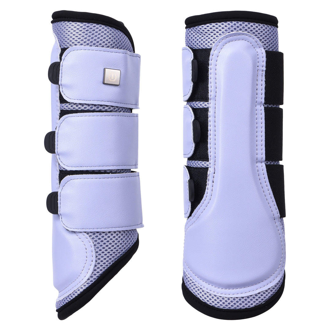 Imperial Riding Brushing Boots - Cloud Dancer - Wisteria