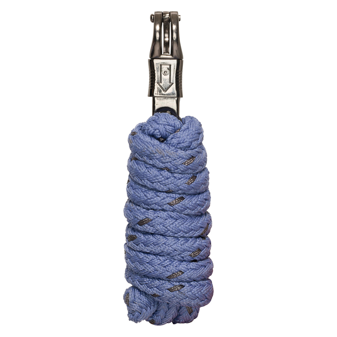 Imperial Riding Lead Rope - Deluxe Panic Hook - Bluebell