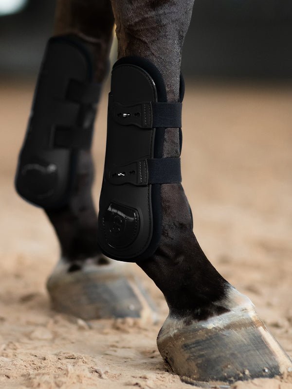 Equestrian Stockholm Anatomic Tendon Boots Black Edition - Horse Boots - Kingdom Equestrian