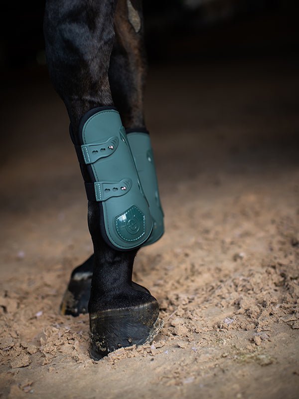 Equestrian Stockholm Anatomic Tendon Boots Sycamore Green - Horse Boots - Kingdom Equestrian
