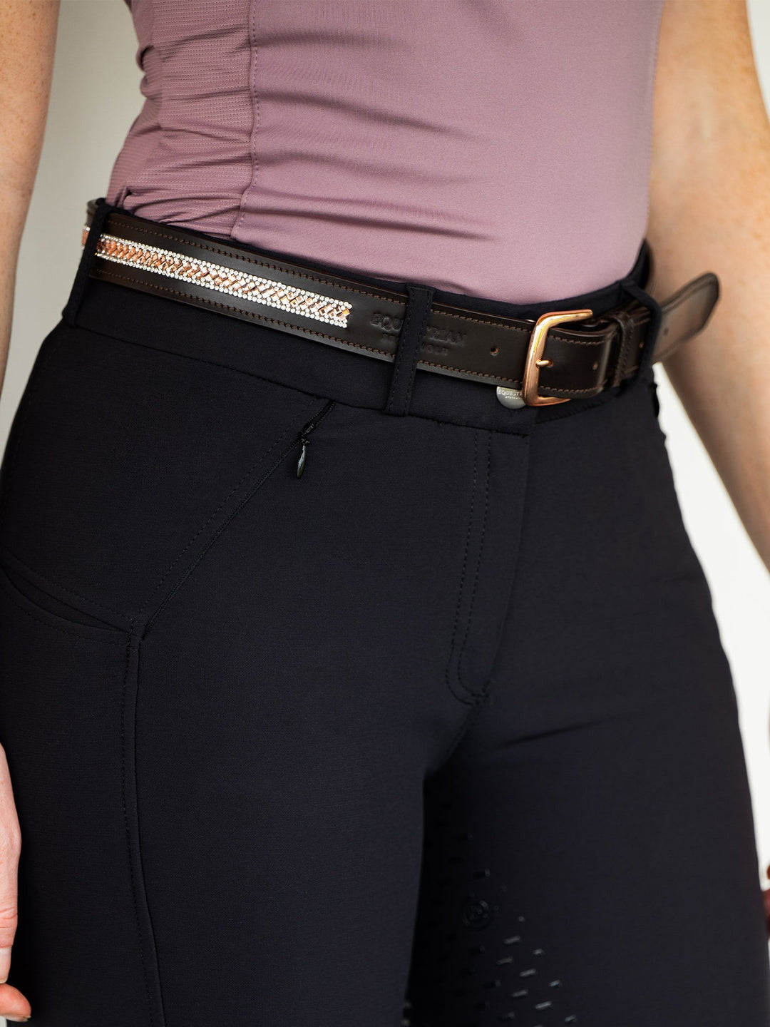Equestrian Stockholm Belt Vintage Anemone - Belt - Kingdom Equestrian