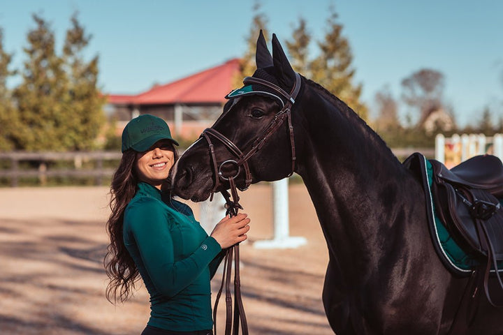 Equestrian Stockholm Cap Emerald - Cap - Kingdom Equestrian
