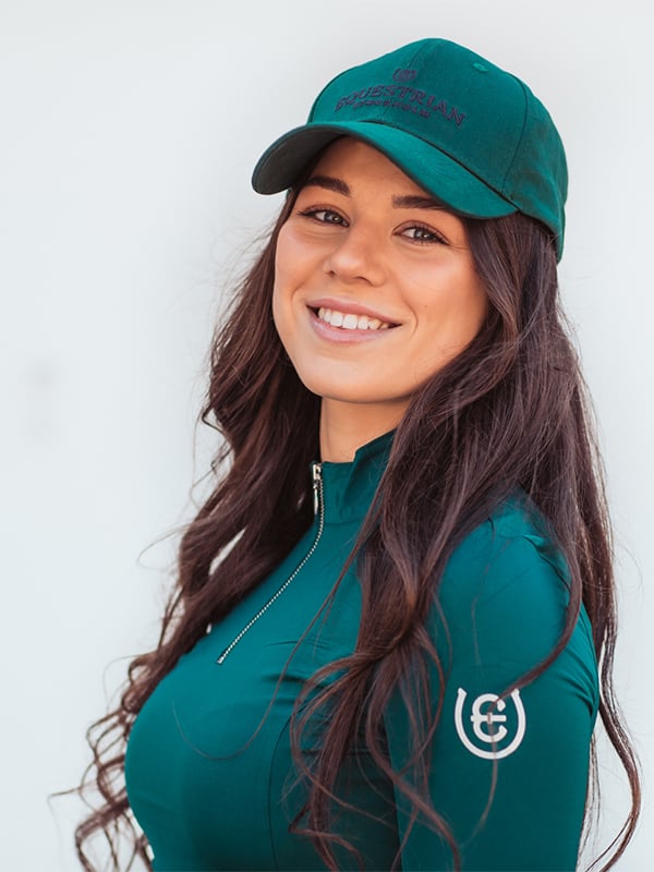 Equestrian Stockholm Cap Emerald - Cap - Kingdom Equestrian