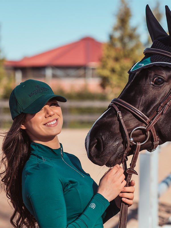 Equestrian Stockholm Cap Emerald - Cap - Kingdom Equestrian